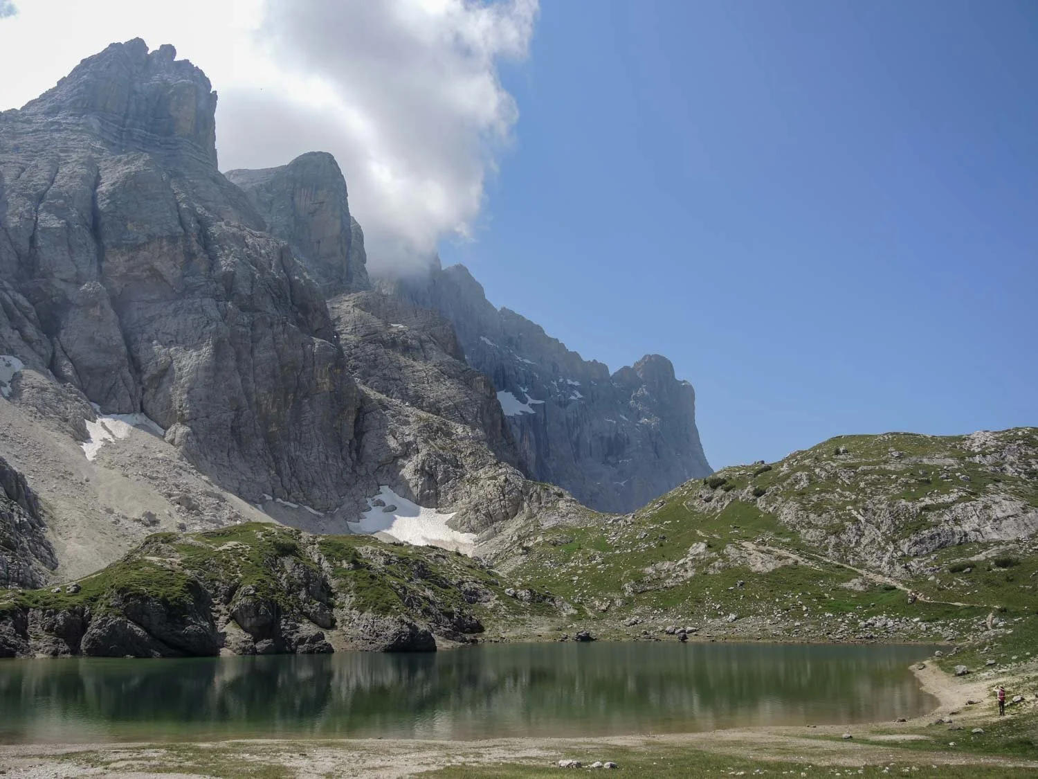 Civetta Day 1: To Lake Coldai and Rifugio Tissi — Slower Hiking